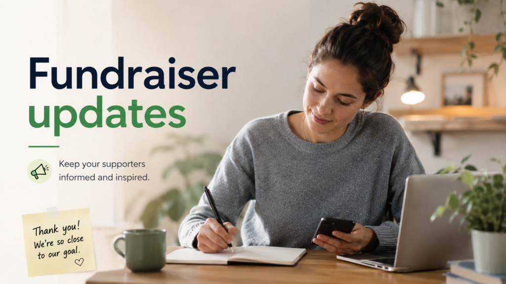 Write updates that keep supporters connected